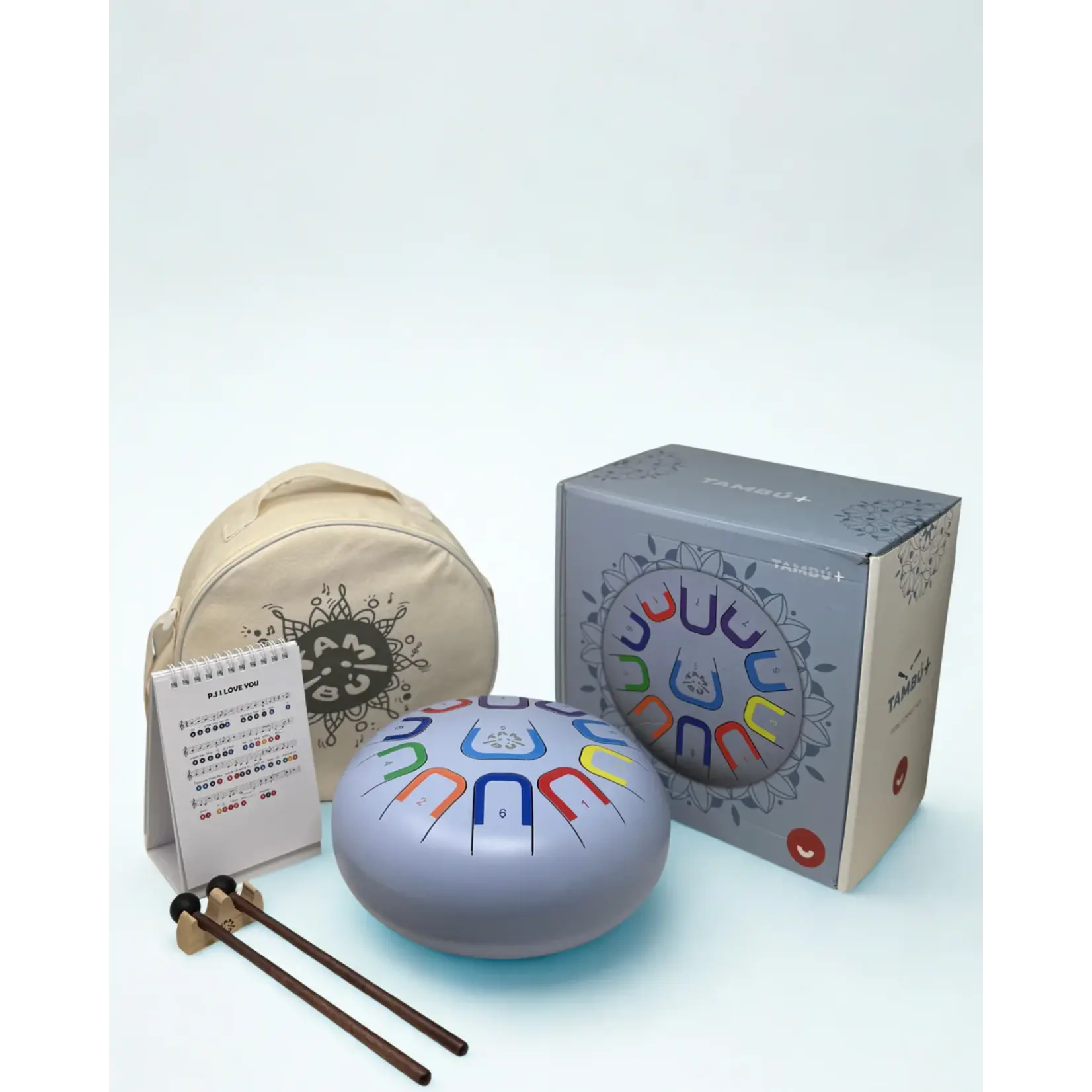 Tambú 10" Tongue Drum (Assorted Colours)