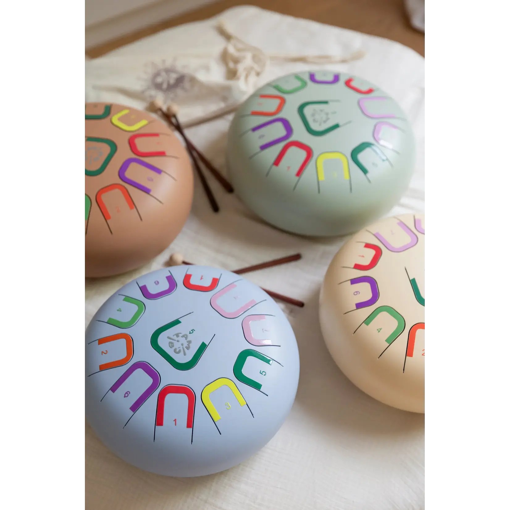 Tambú 10" Tongue Drum (Assorted Colours)