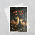 Salty Alyce Greeting Card - Woodland Valentine
