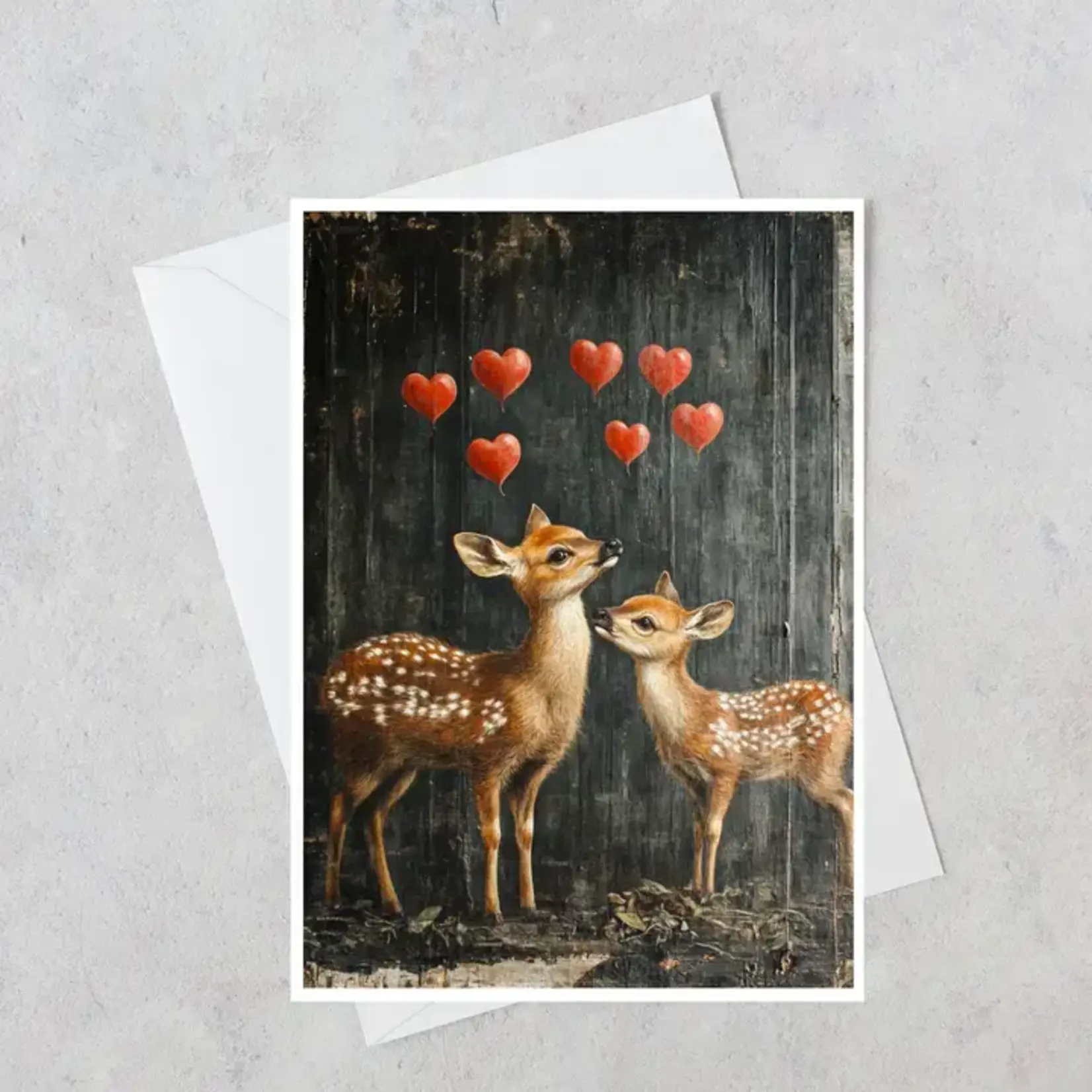 Salty Alyce Greeting Card - Woodland Valentine