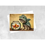 Salty Alyce Card - Jaws of Curiosity (Blank Inside)