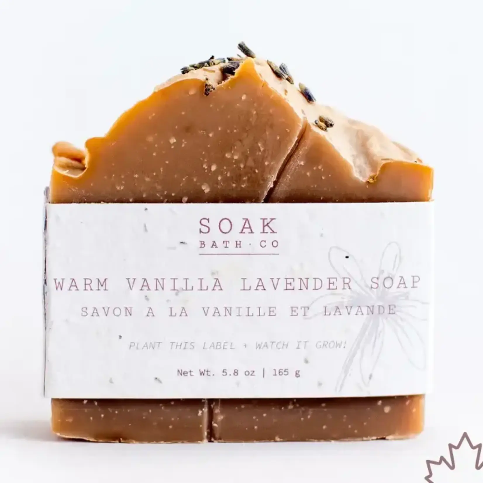 SOAK Bath Co Soap Bar - Warm Vanilla Lavender