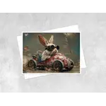 Salty Alyce Card - Racing with Ricky Rabbit (Blank Inside)