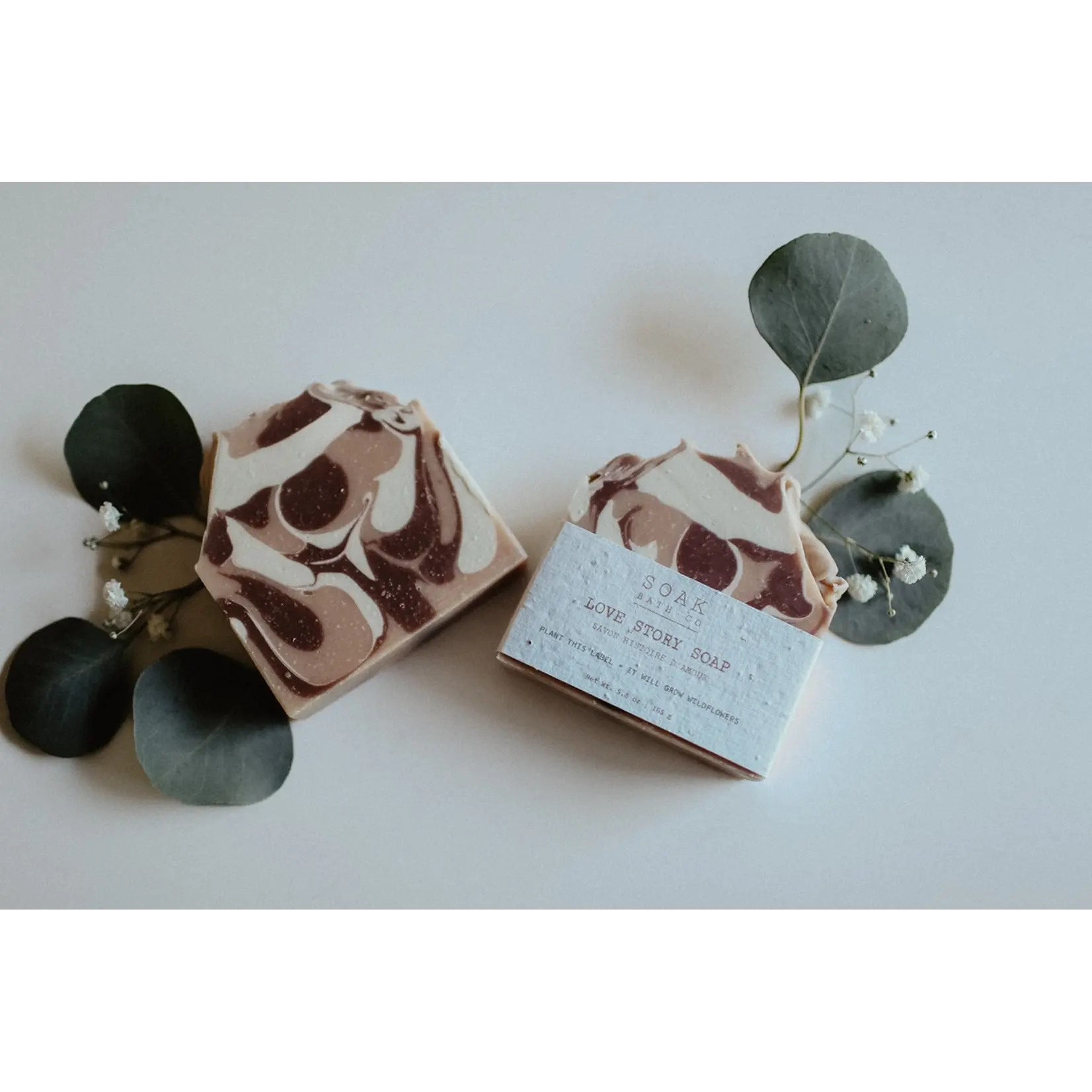 SOAK Bath Co Soap Bar - Love Story