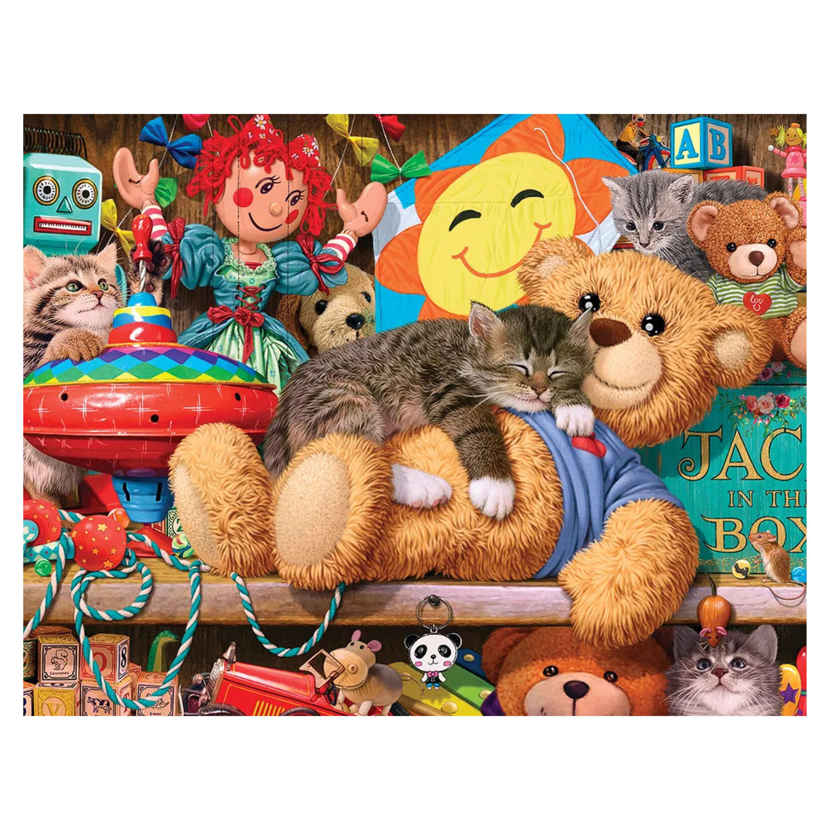 Springbok Jigsaw Puzzle - Toy Cupboard (400-Piece)