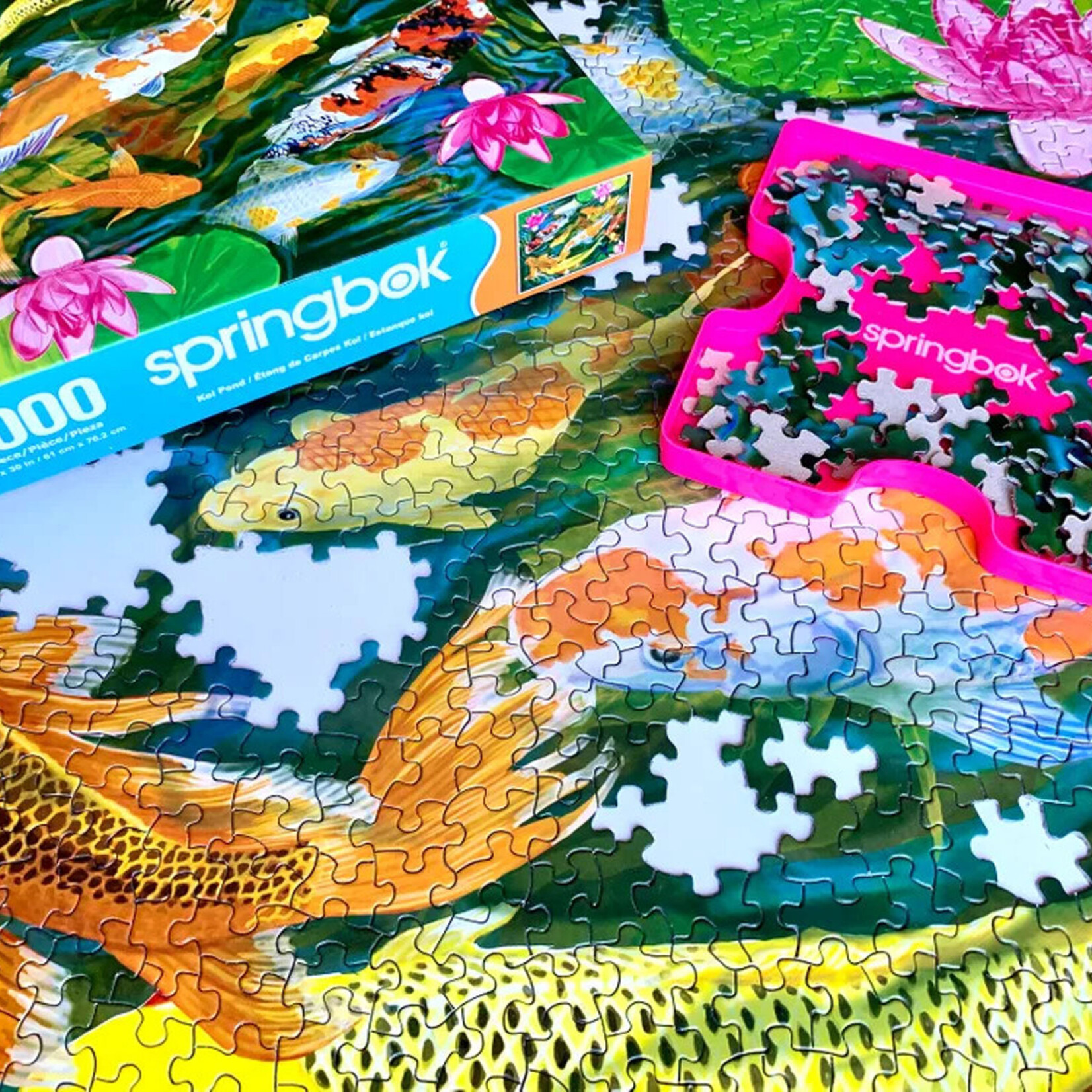 Springbok Jigsaw Puzzle - Koi Pond (1000-Piece)