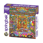Springbok Jigsaw Puzzle - Happy Hippy Shop (1000-Piece)