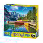 Springbok Jigsaw Puzzle - Calm Canoes (1000-Piece)