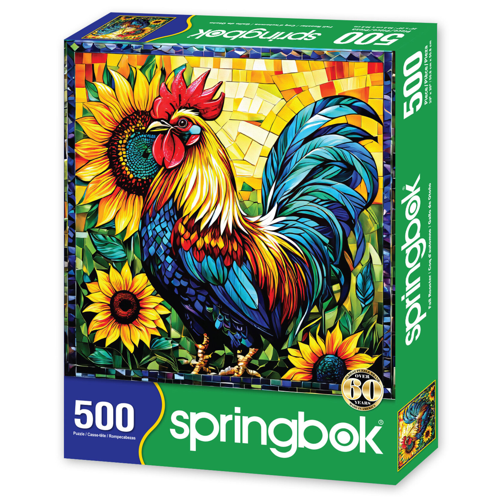 Springbok Jigsaw Puzzle - Fall Rooster (500-Piece)