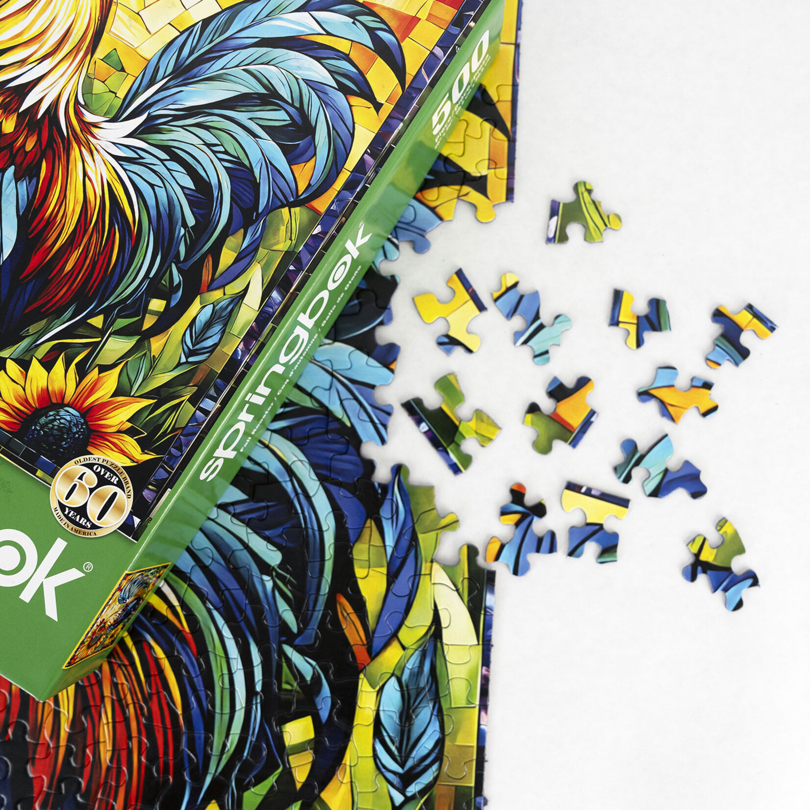 Springbok Jigsaw Puzzle - Fall Rooster (500-Piece)