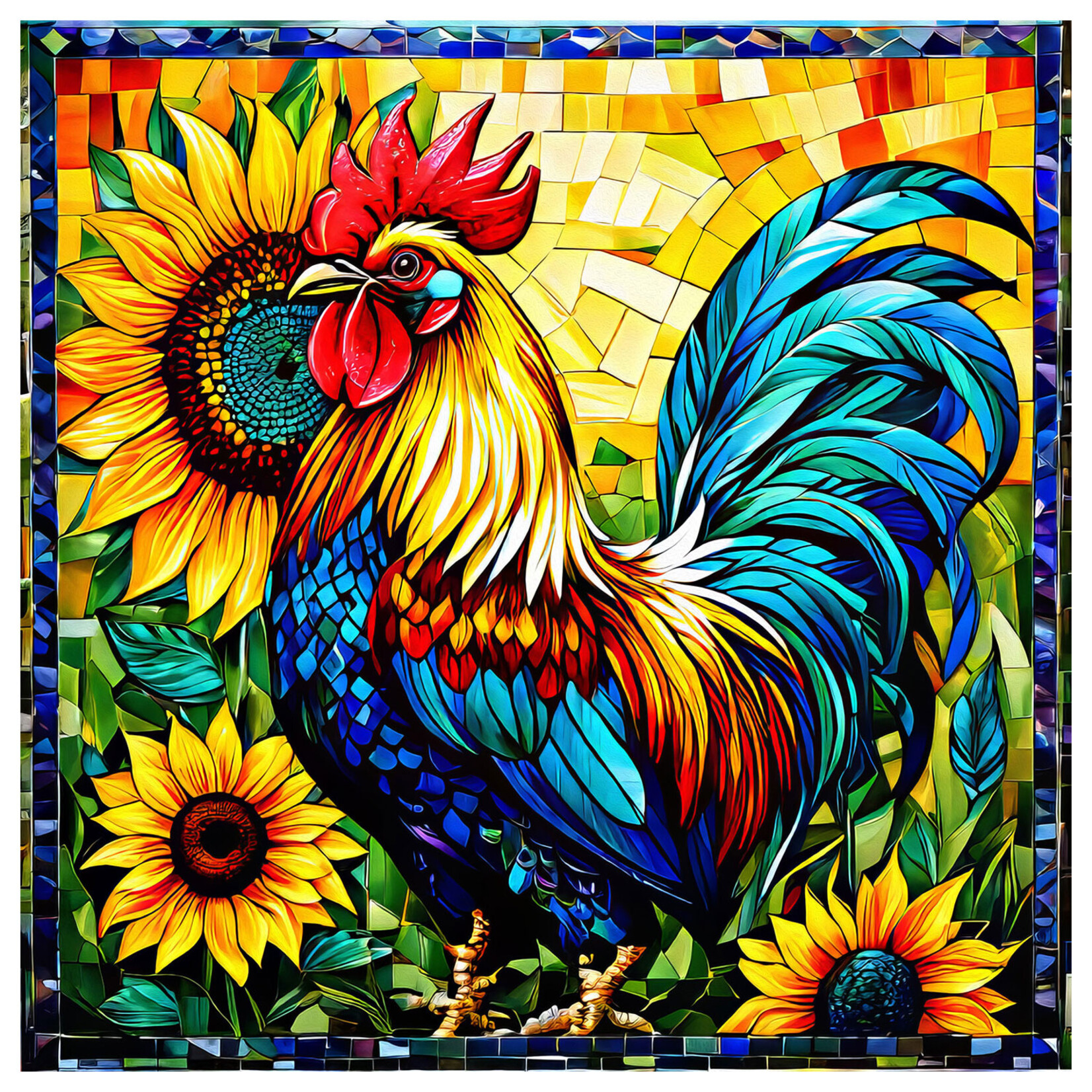 Springbok Jigsaw Puzzle - Fall Rooster (500-Piece)