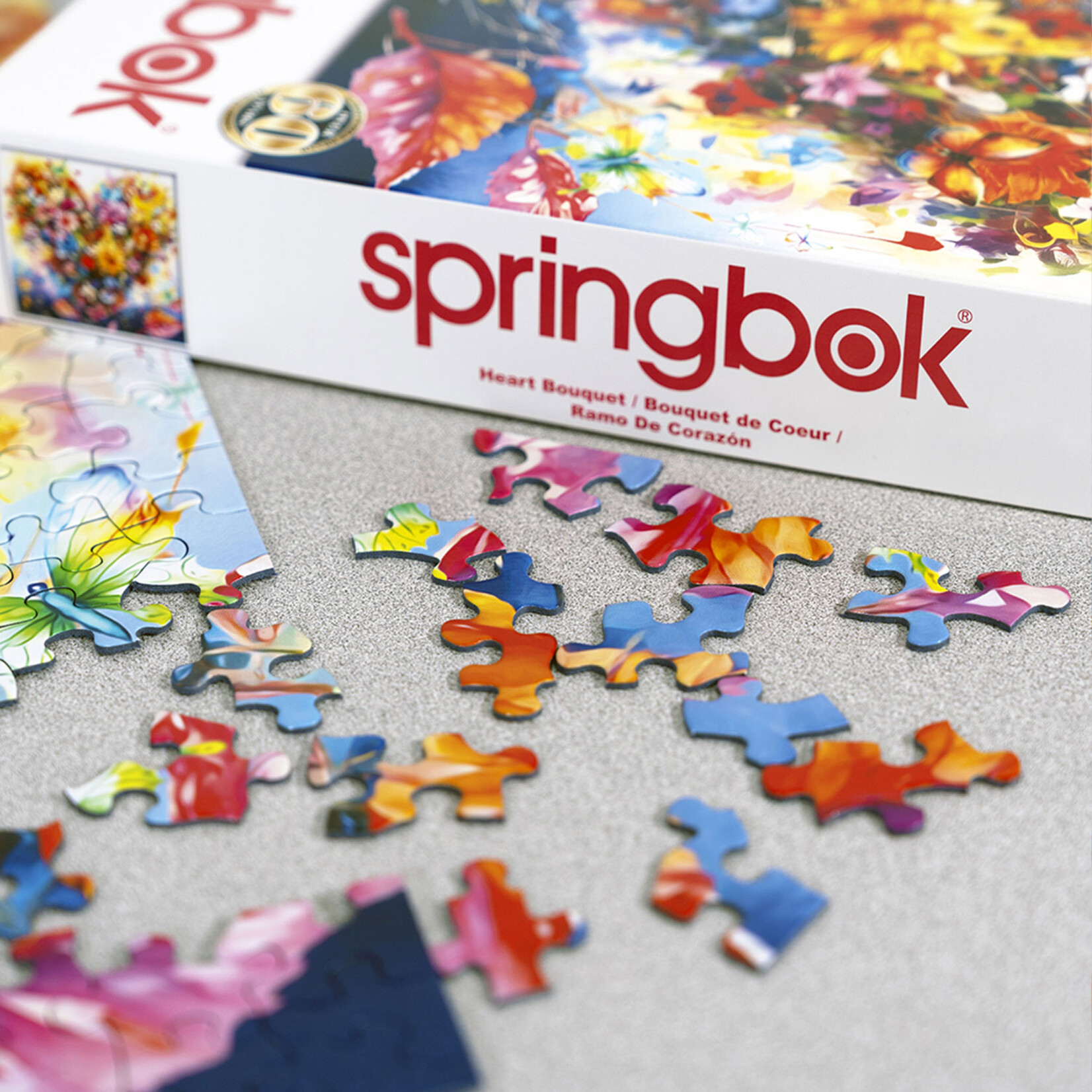 Springbok Jigsaw Puzzle - Heart Bouquet (500-Piece)