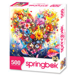 Springbok Jigsaw Puzzle - Heart Bouquet (500-Piece)