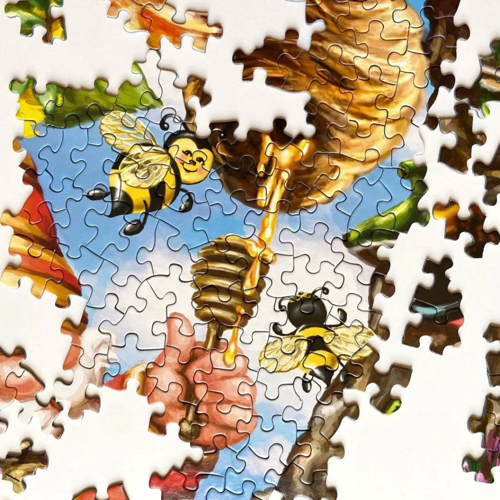 Springbok Jigsaw Puzzle - Gnome Worries Bee Happy (500-Piece)