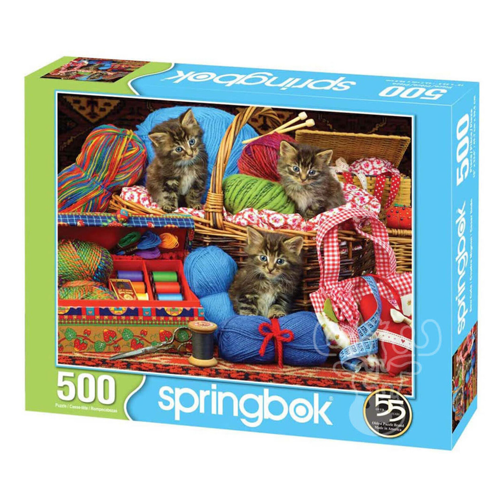 Springbok Jigsaw Puzzle - Sew Cute (500-Piece)