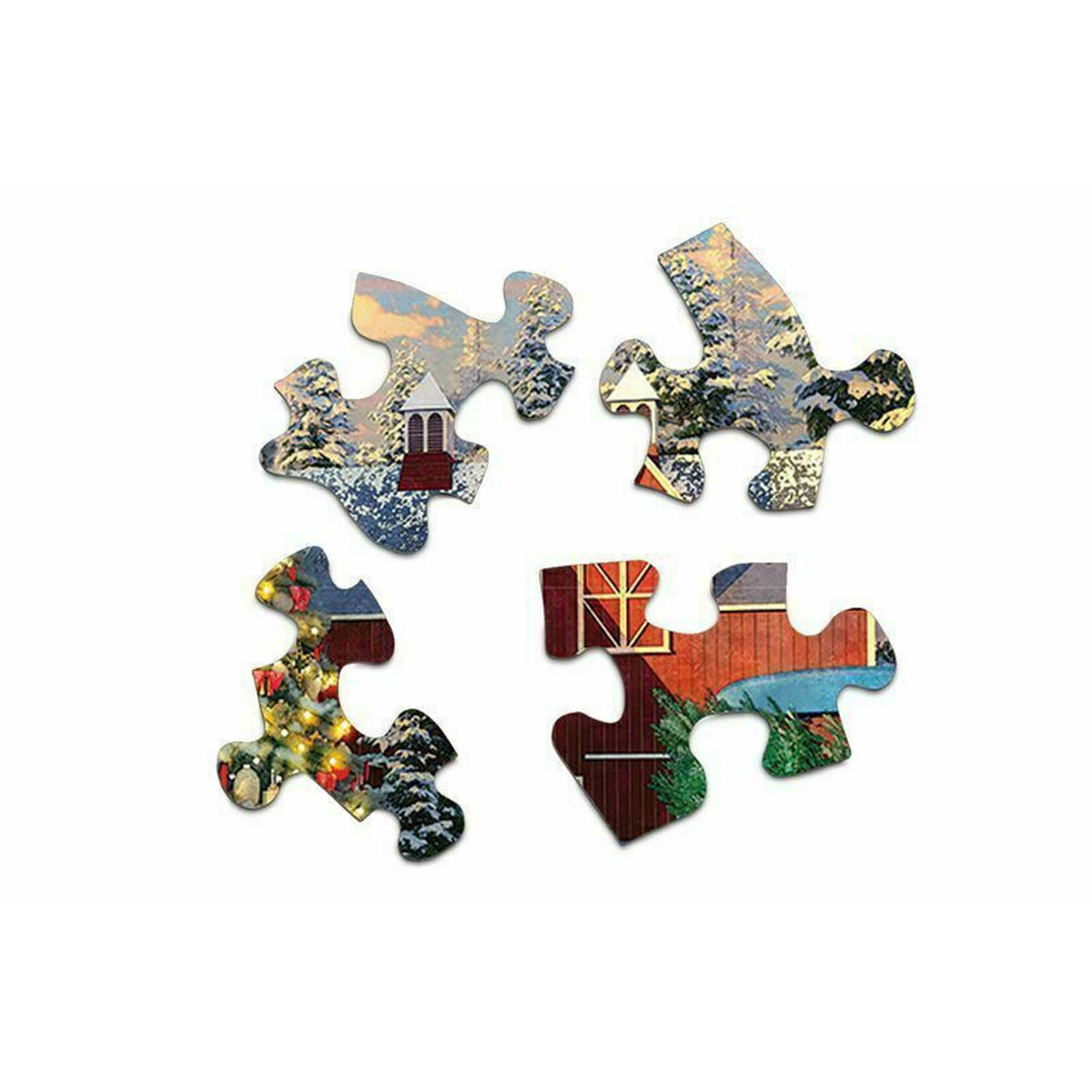 Springbok Jigsaw Puzzle - Red Barn Tree Farm (1000-Piece)