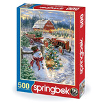 Springbok Jigsaw Puzzle - Christmas Tree Farm (500-Piece)