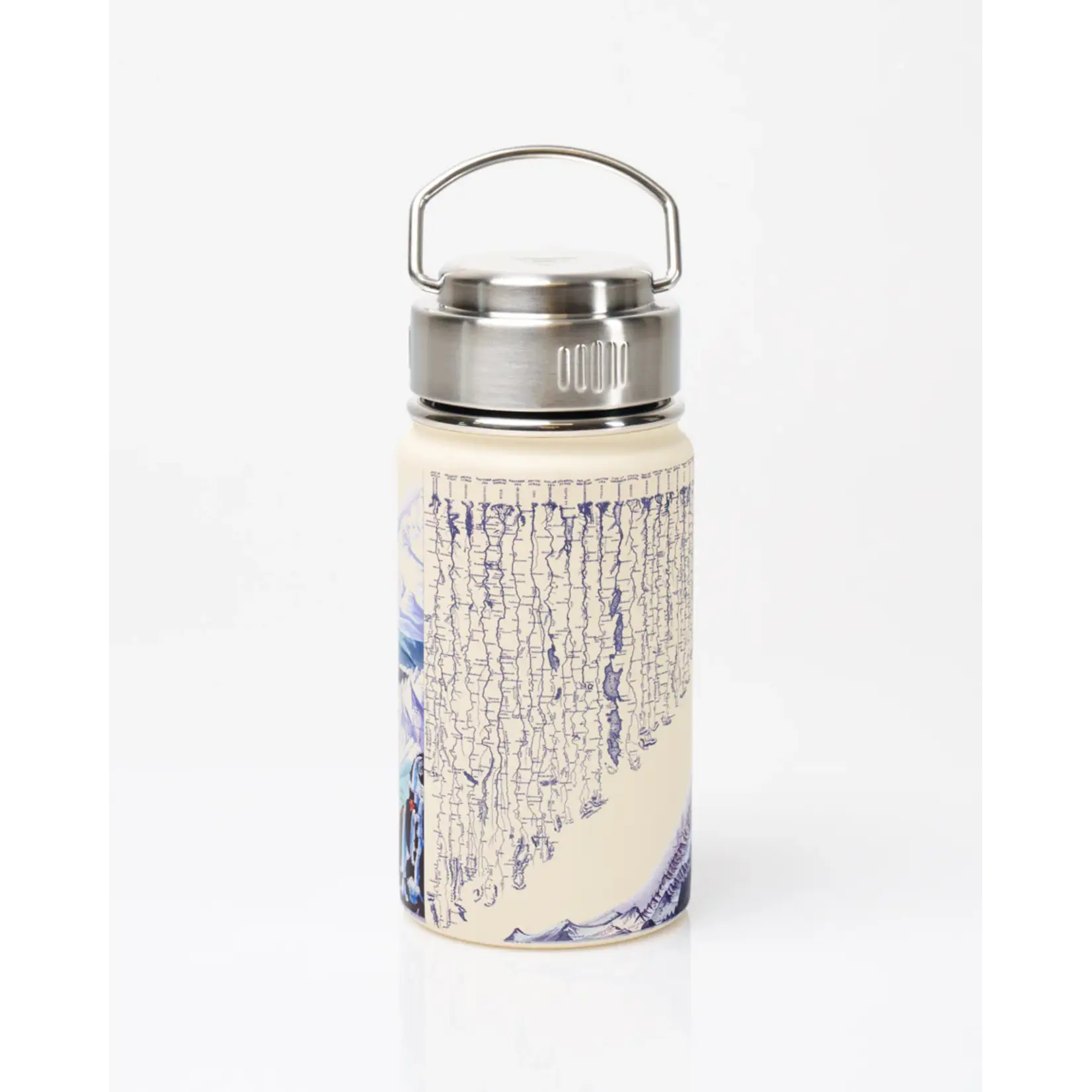 Cognitive Surplus Steel Bottle - Rivers & Mountains (32oz/18oz/12oz)