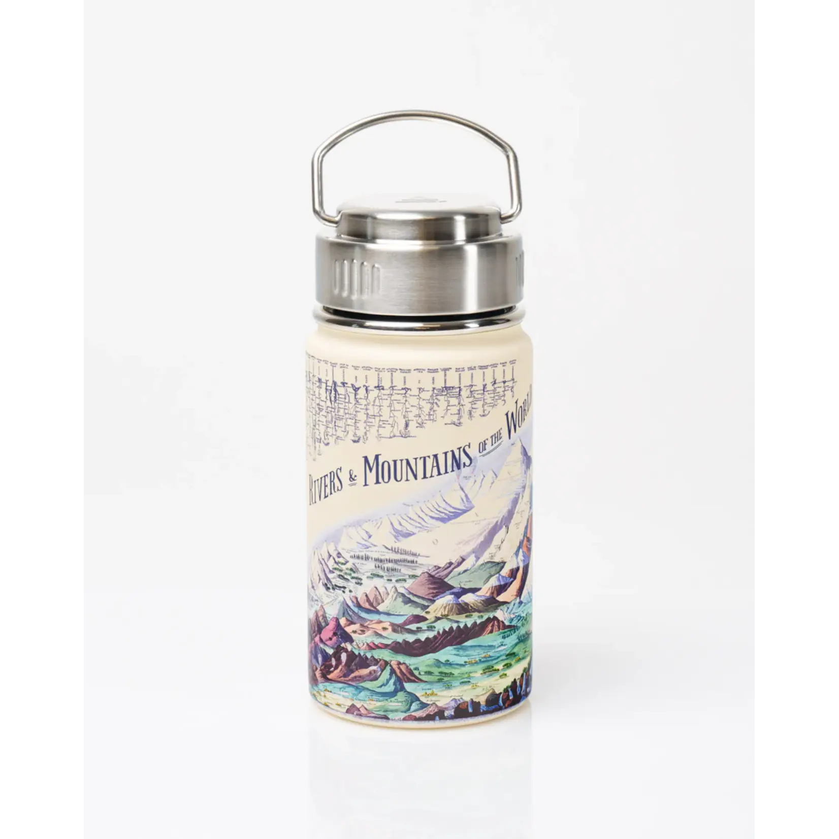 Cognitive Surplus Steel Bottle - Rivers & Mountains (12oz/18oz/32oz)