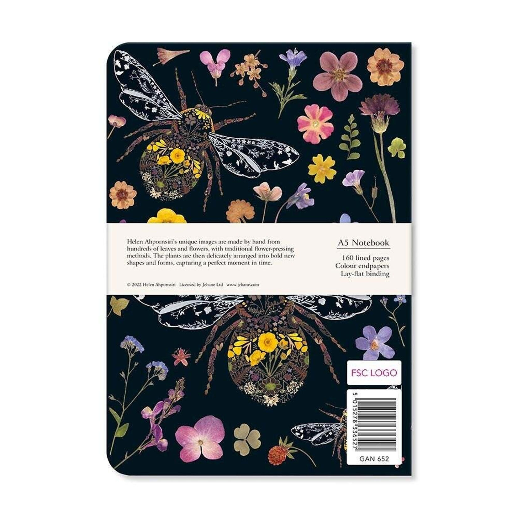 Museums & Galleries Softcover Notebook - Three Bumblebees