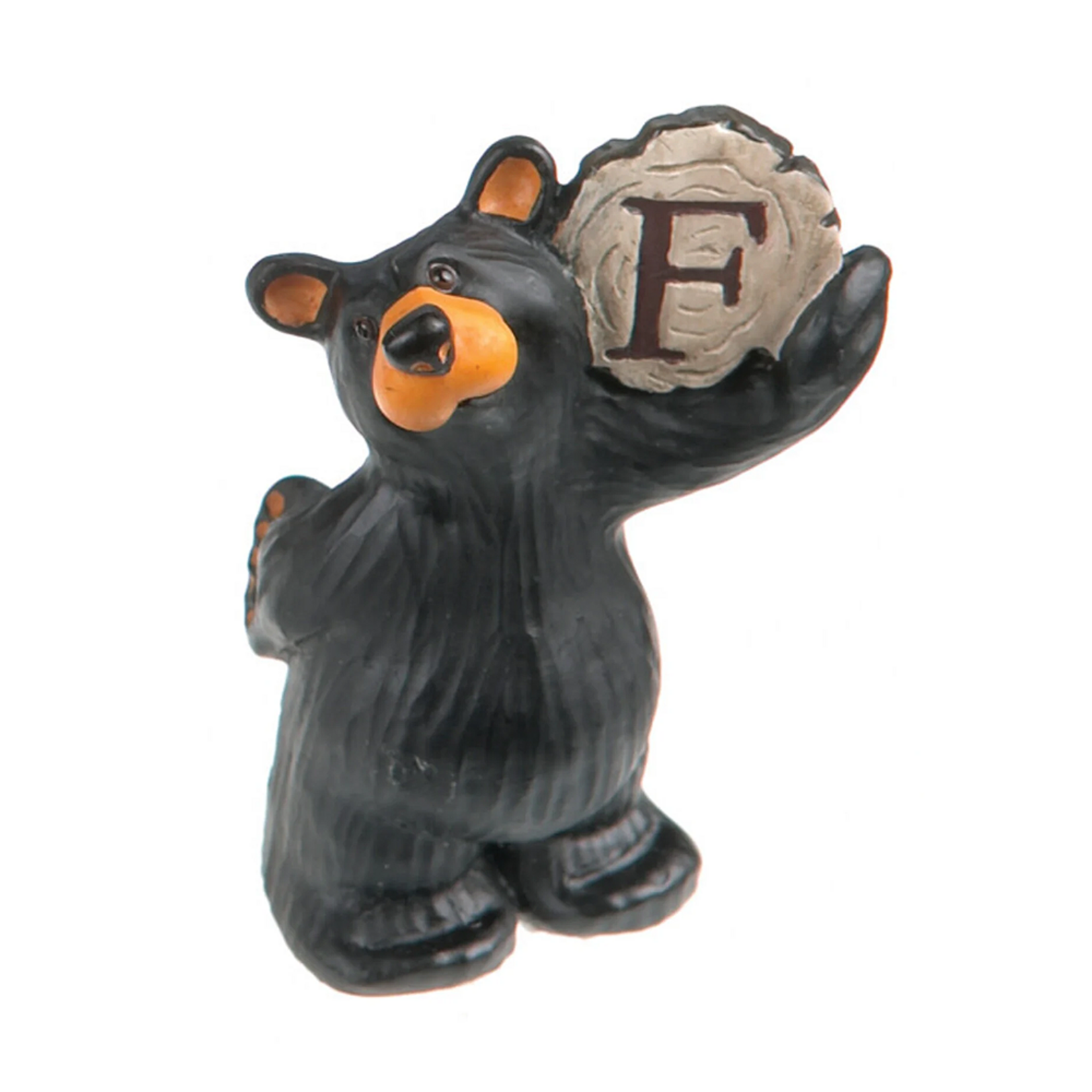 Peak Time Mini Alphabet Bear Figurine - Letter F