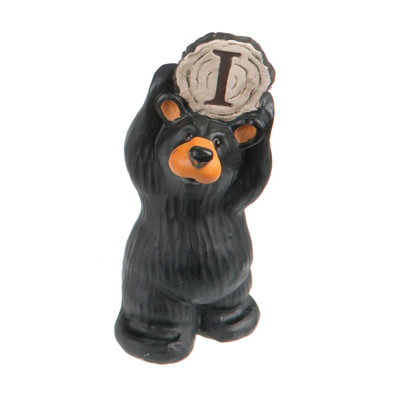 Peak Time Mini Alphabet Bear Figurine - Letter I