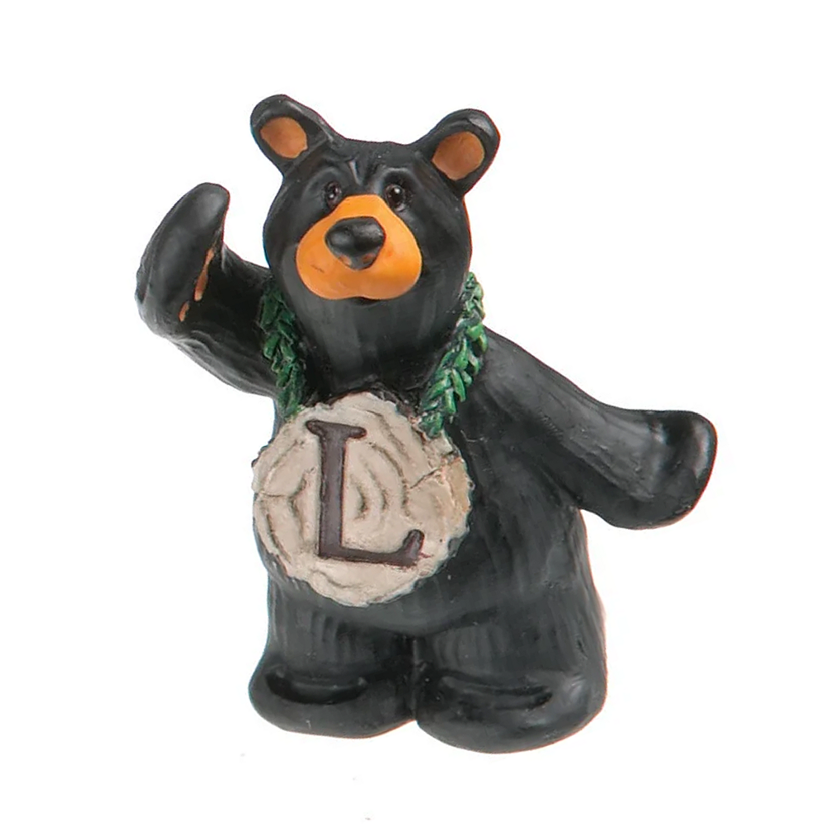 Peak Time Mini Alphabet Bear Figurine - Letter L