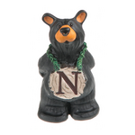 Peak Time Mini Alphabet Bear Figurine - Letter N