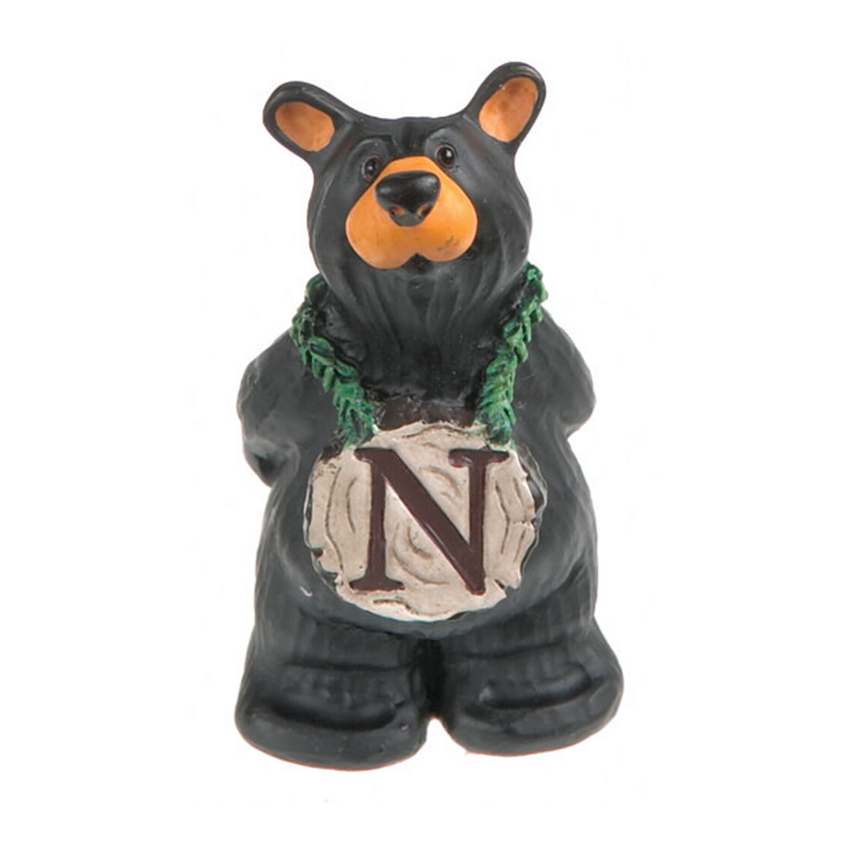 Peak Time Mini Alphabet Bear Figurine - Letter N