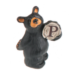 Peak Time Mini Alphabet Bear Figurine - Letter P