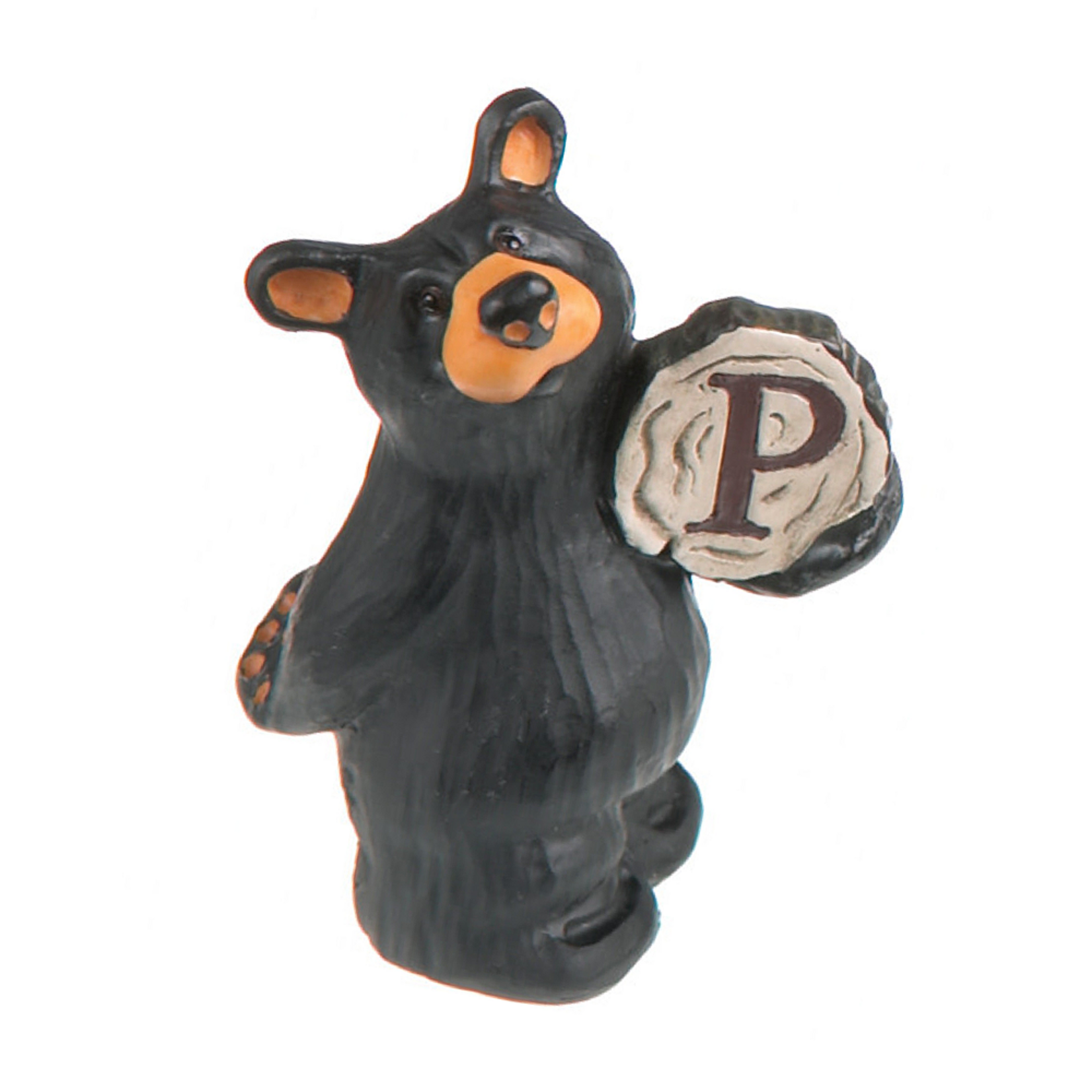 Peak Time Mini Alphabet Bear Figurine - Letter P