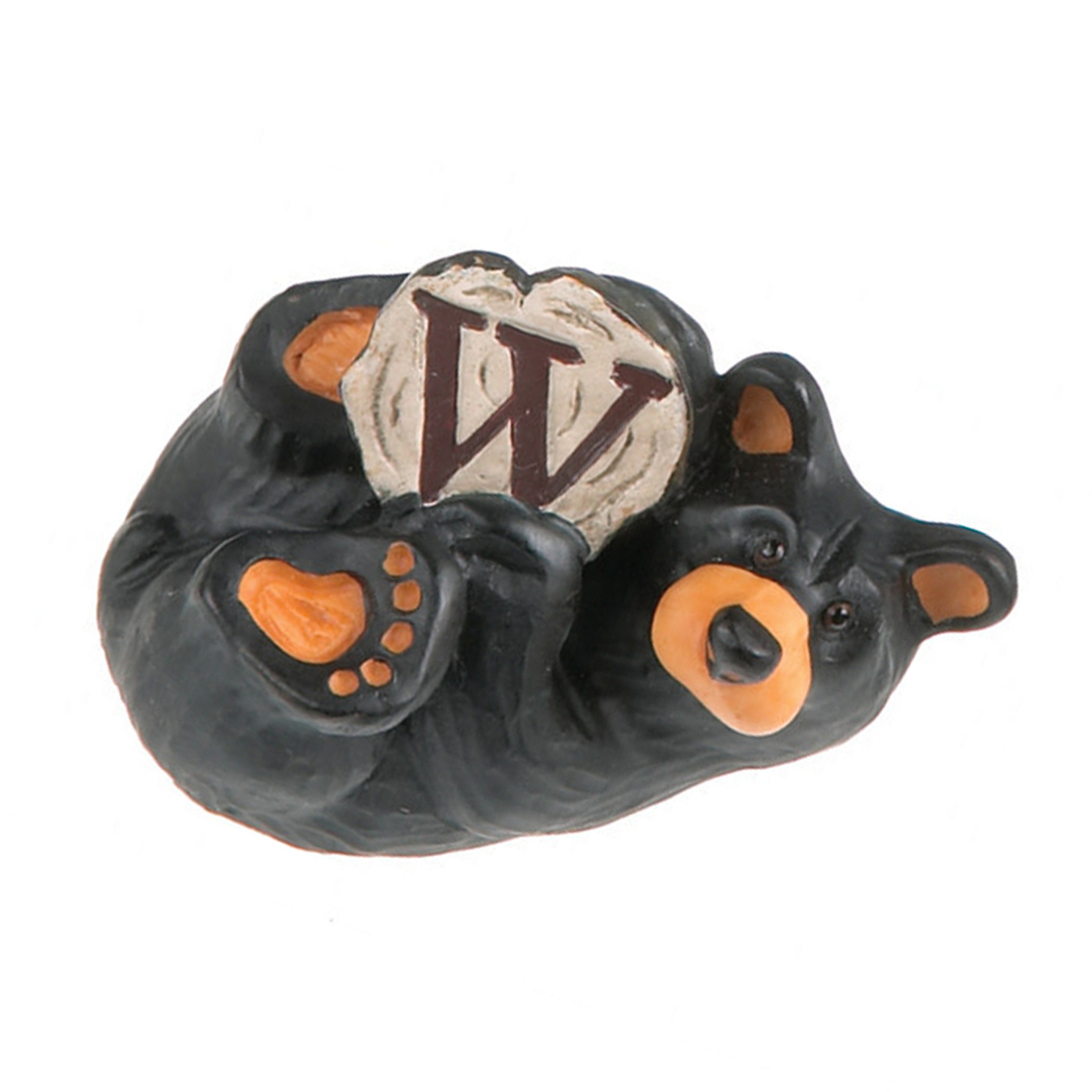 Peak Time Mini Alphabet Bear Figurine - Letter W