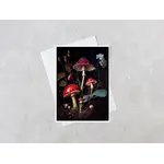 Salty Alyce Greeting Card - Vintage Red Mushroom