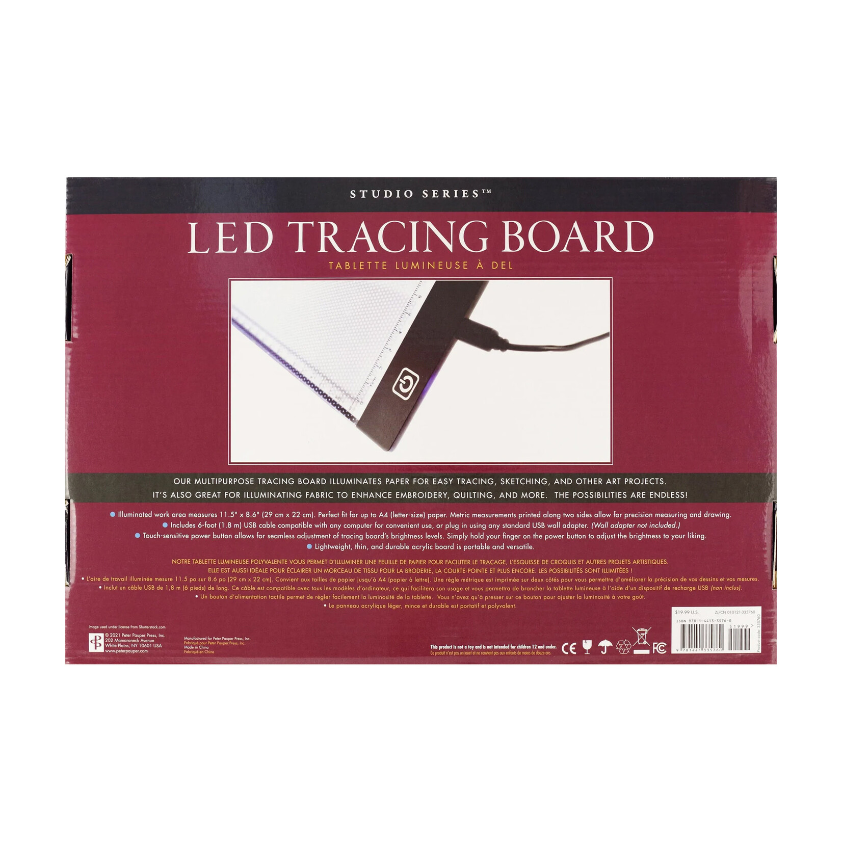 Peter Pauper Press Studio Series - LED Tracing Board