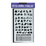 Peter Pauper Press Dotted Journal Stencil Set (12 pcs)