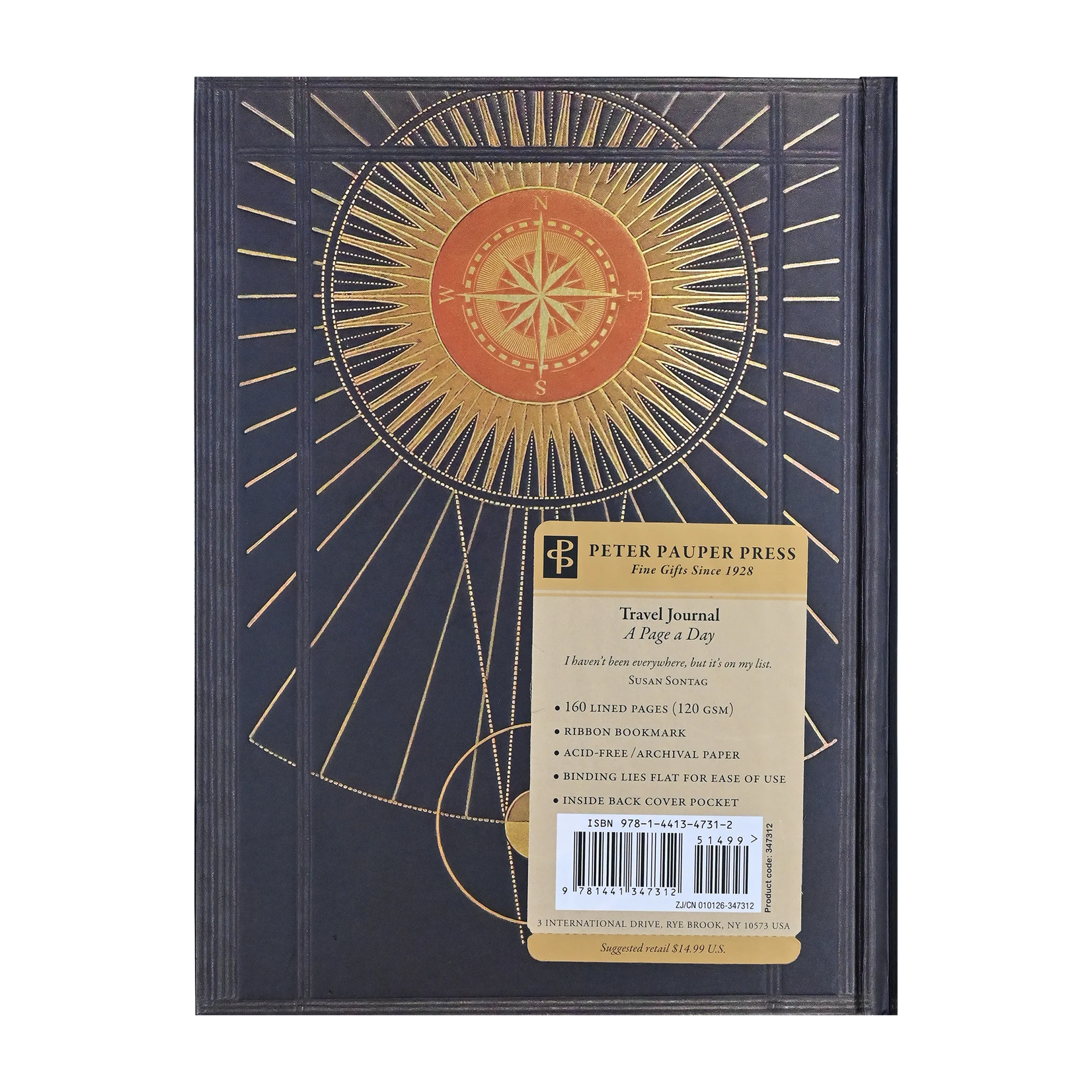 Peter Pauper Press Journal - Bookbound - Page A Day Travel