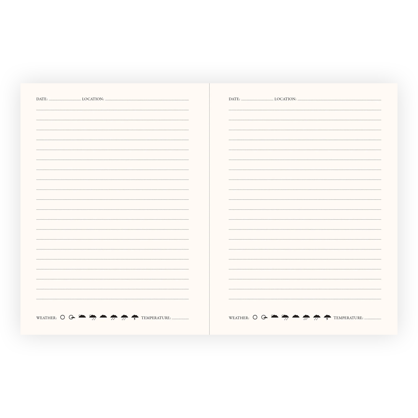 Peter Pauper Press Journal - Bookbound - Page A Day Travel