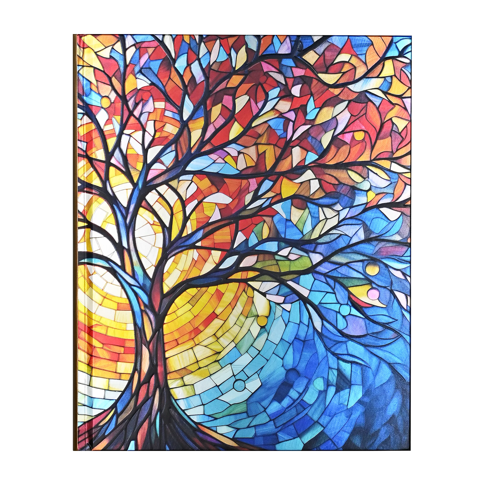 Peter Pauper Press Journal - Oversize - Stained Glass Tree of Life