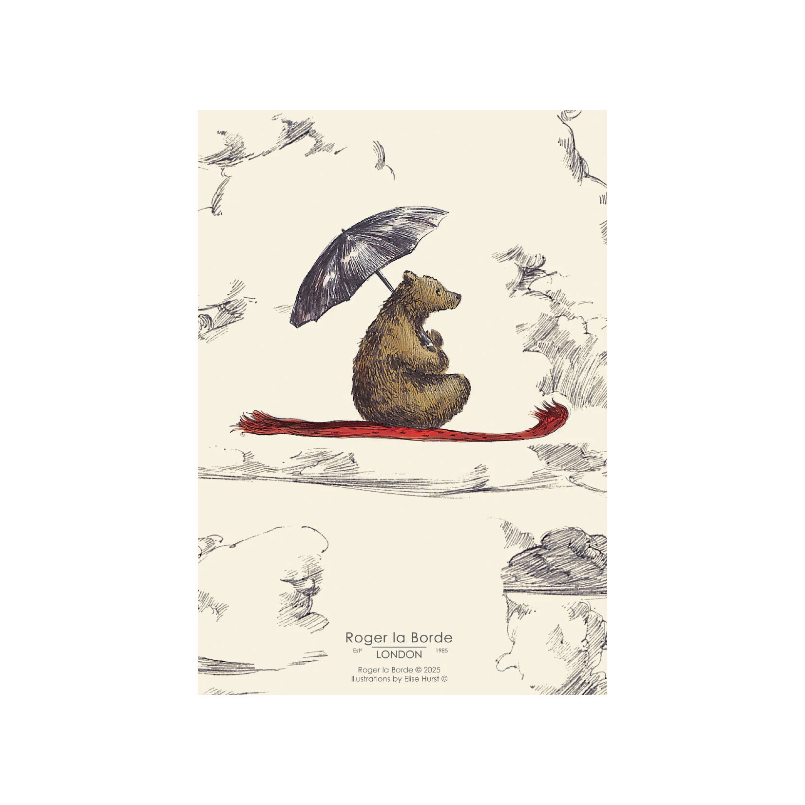 Roger la Borde Notepad - Flying Bear