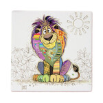 Bug Art Ceramic Coaster - Louis Lion