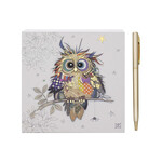 Bug Art Memo Pad & Pen - Otto Owl