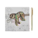 Bug Art Memo Pad & Pen - Simon Sloth