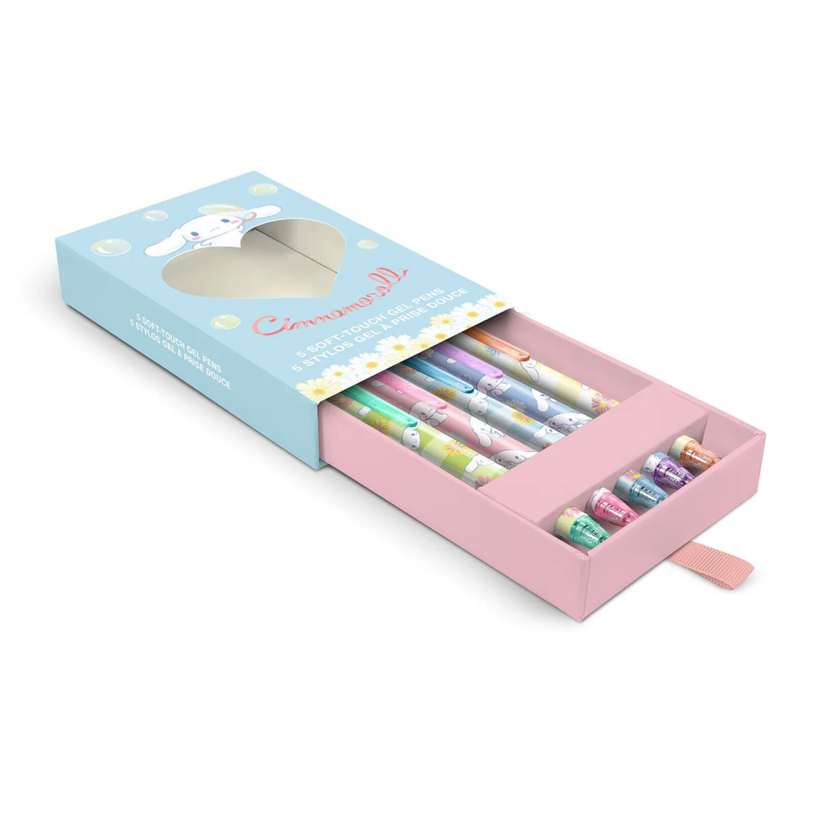 Hello Kitty Cinnamoroll Multi-Color Gel Pen Set - Sweet Daisies