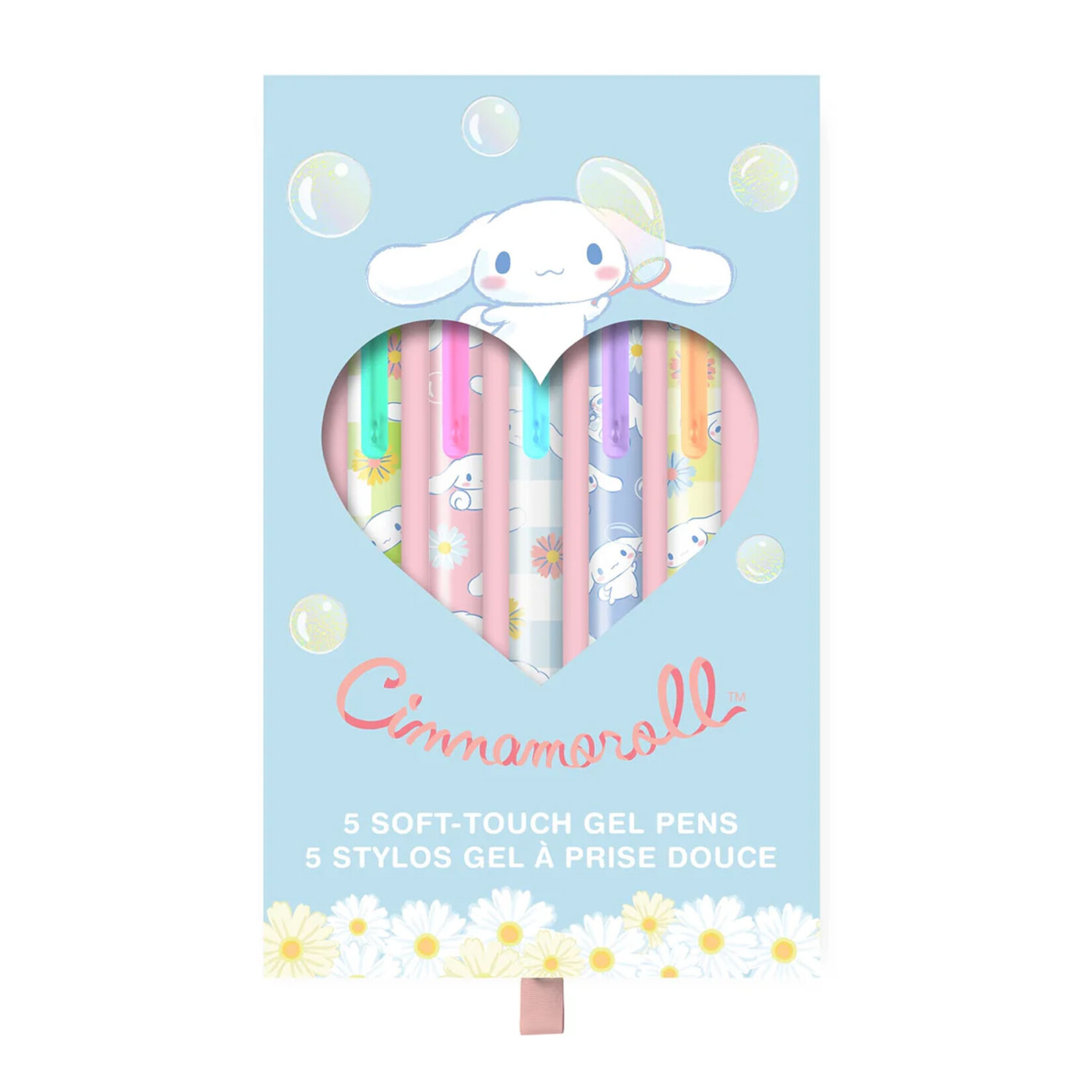 Hello Kitty Cinnamoroll Multi-Color Gel Pen Set - Sweet Daisies