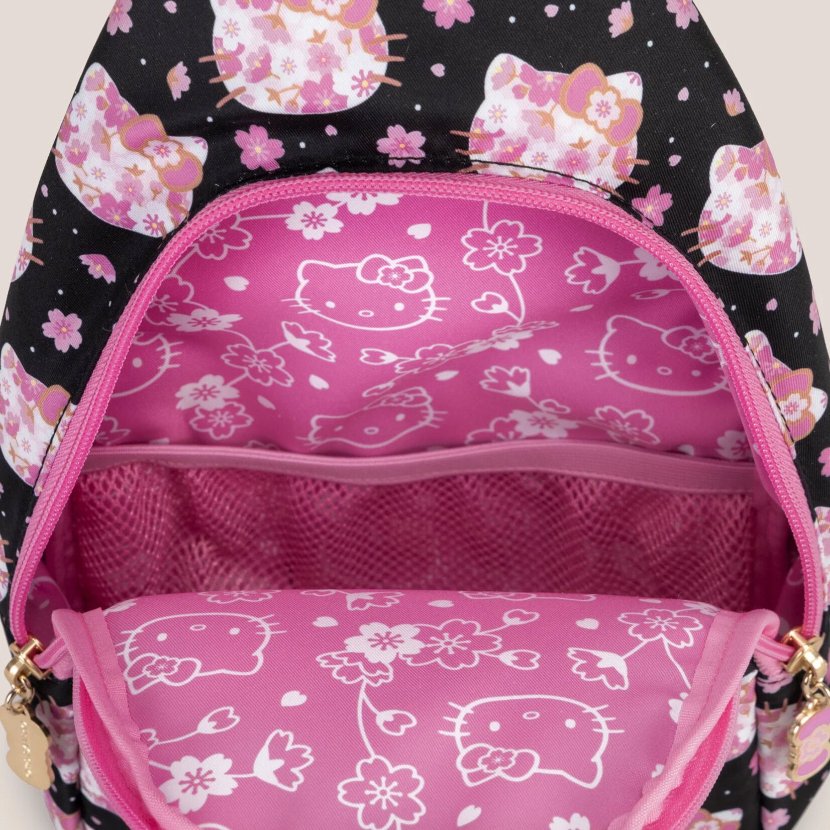 Hello Kitty x JuJuBe Cherry Blossoms - Crossbody Sling Bag / Flower Mini Bag