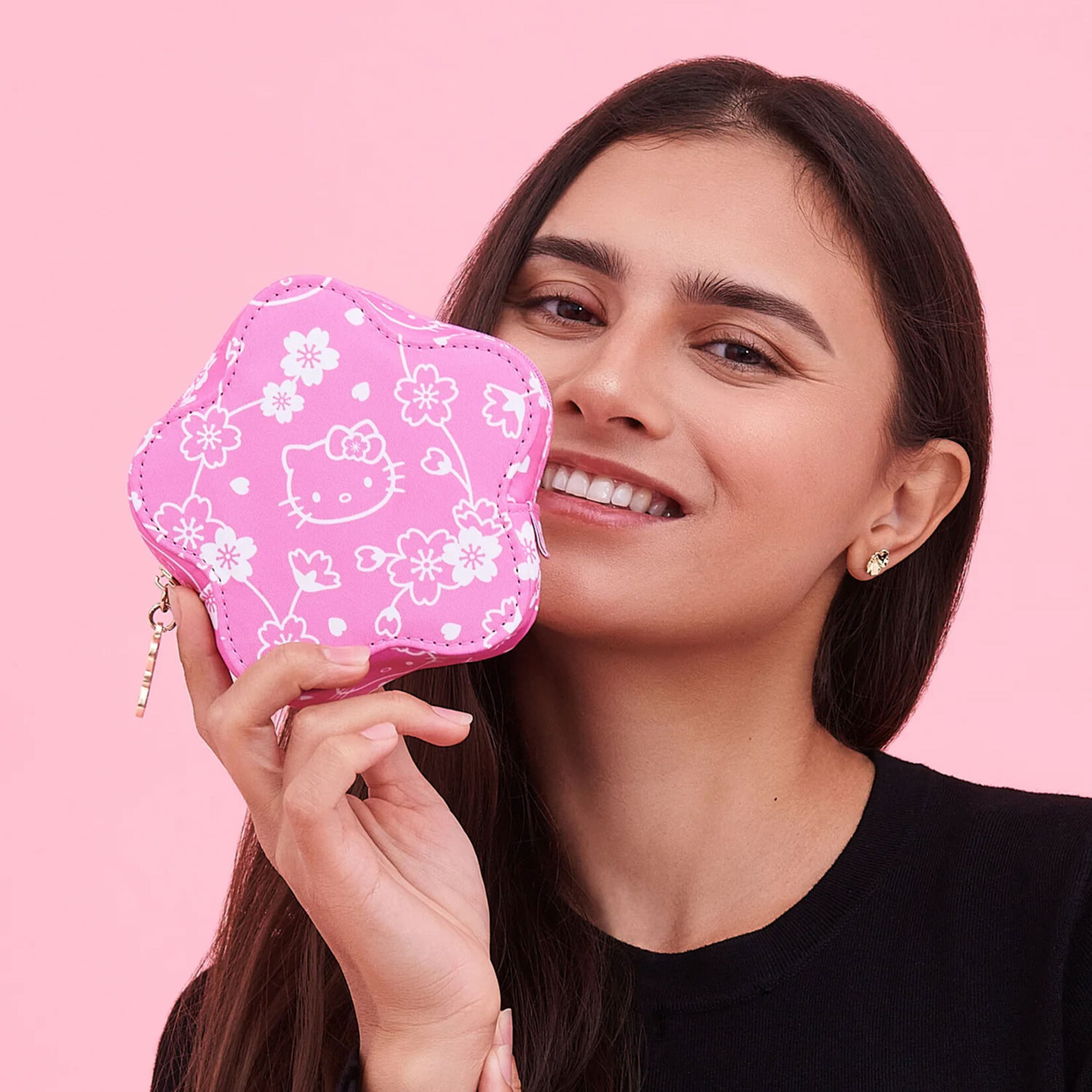 Hello Kitty x JuJuBe Cherry Blossoms - Crossbody Sling Bag / Flower Mini Bag