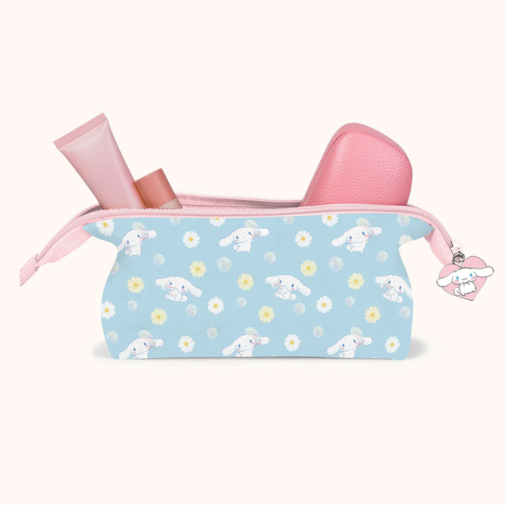 Hello Kitty Cinnamoroll Sweet Daisies Charmed Pencil Pouch