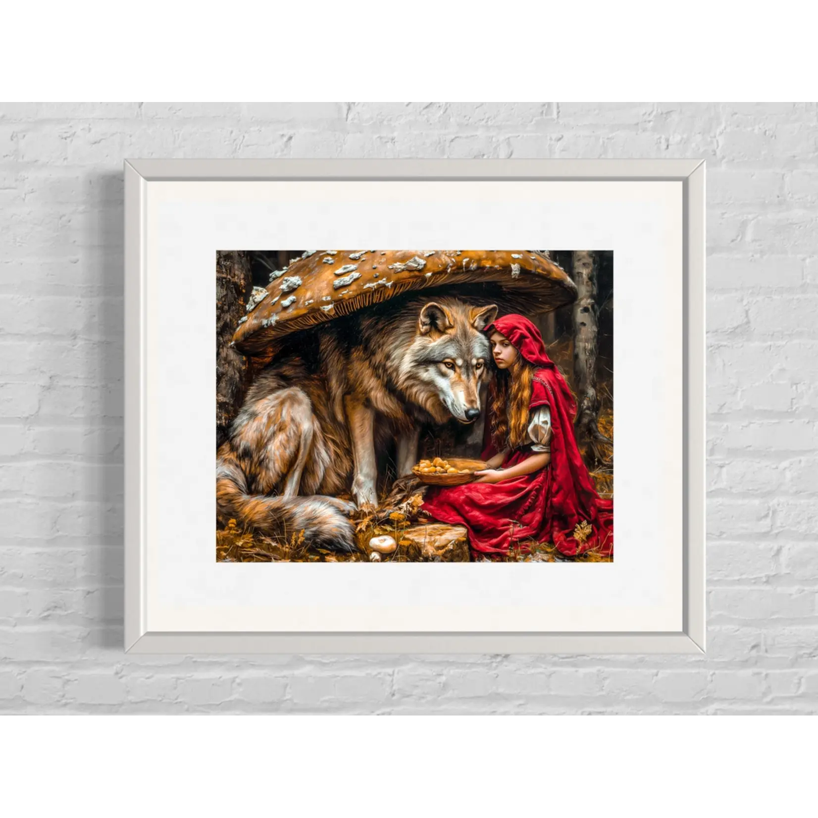 Salty Alyce Wall Decor - Little Red Riding Hood and Wolf