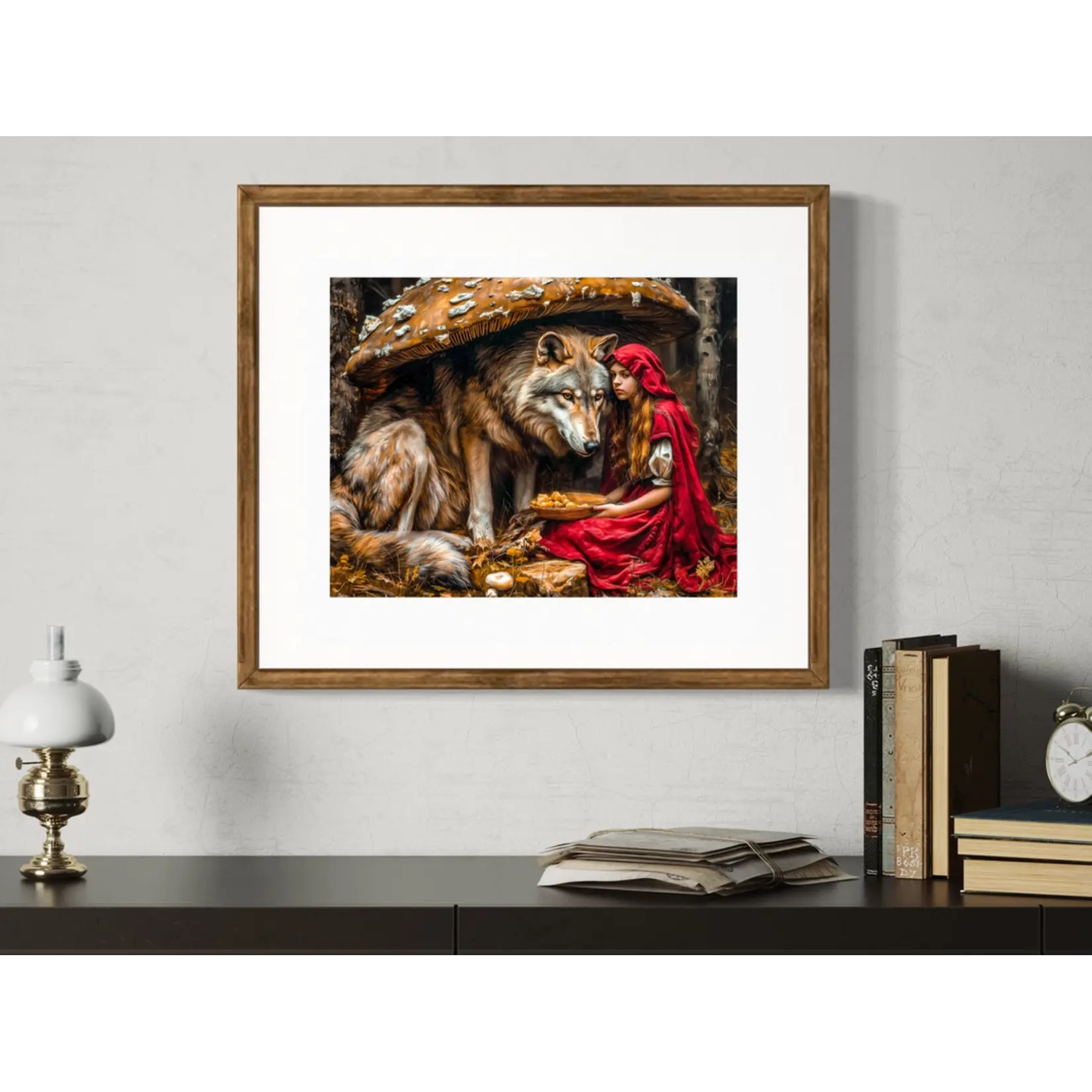 Salty Alyce Wall Decor - Little Red Riding Hood and Wolf