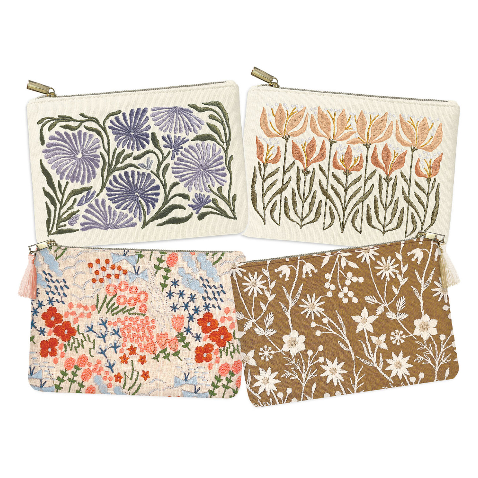 Lady Jayne Embroidered Pouch - Assorted Styles
